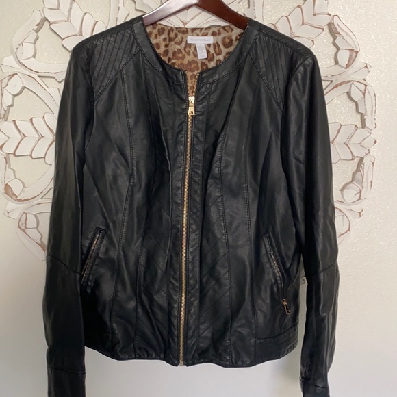 Charter Club Jackets & Blazers - Charter Club Faux Leather Jacket